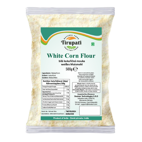 Tirupati White Corn Flour (500g) - Sale Item [BBD: 30 June 2025]